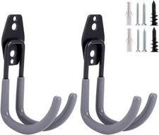 Pack of 2 Wall Mounted Garden Hose Holder, Heavy Duty Water Hose Storage