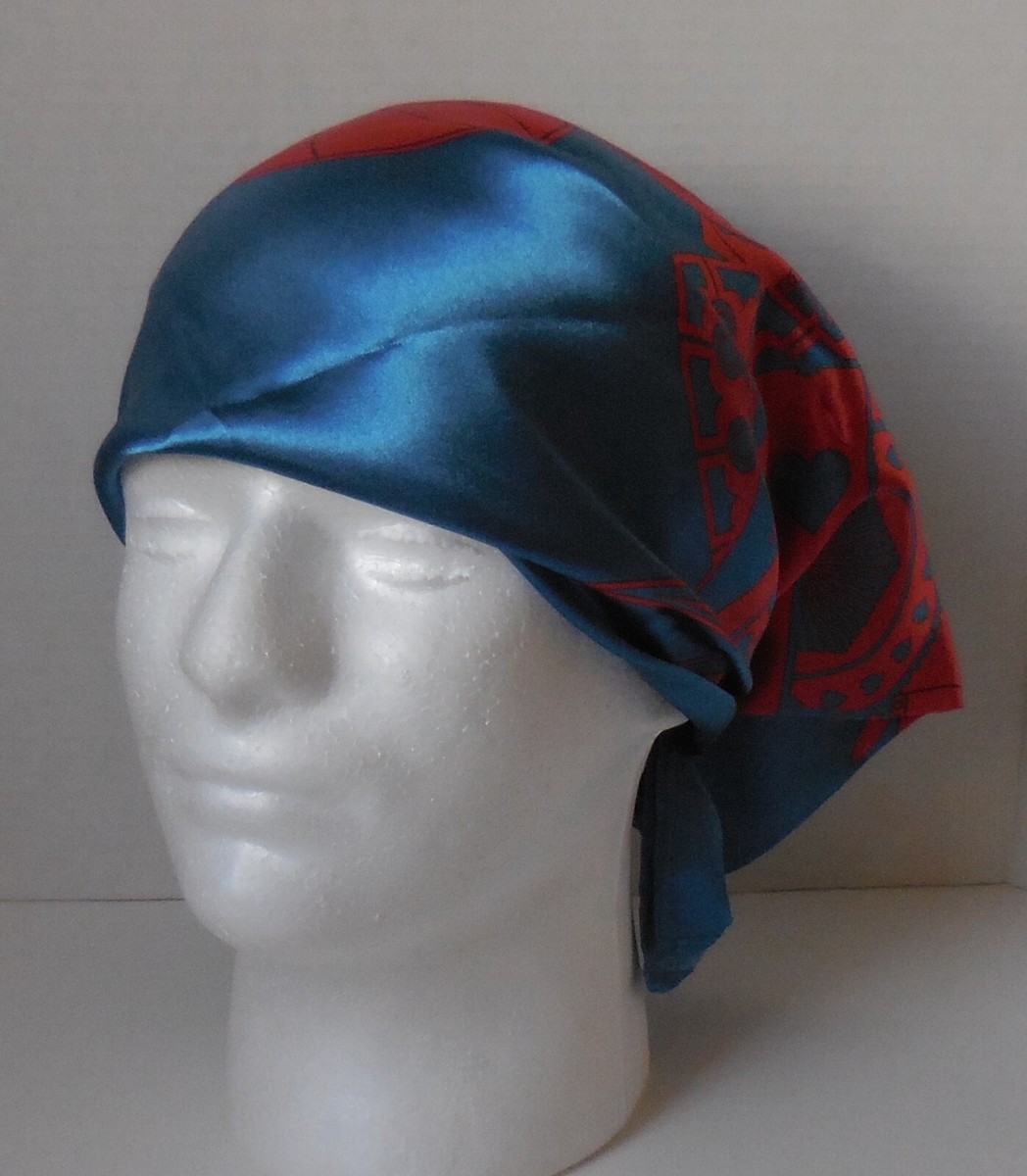 Nike Jordan Dri-Fit Printed Wide Bandana Head Tie Scarf Dutch Blue