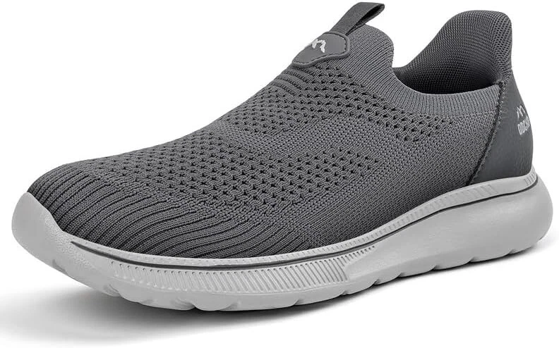 ODCKOI Mens Slip On Trainers Lightweight Casual Mesh Walking Running Shoes 12