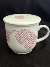 Toscany Tea 3-Piece Mug, Lid, & Strainer Set Japan