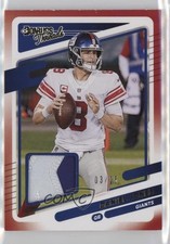 2021 Panini Donruss Donruss Threads Prime /25 Daniel Jones #DT22 qc6
