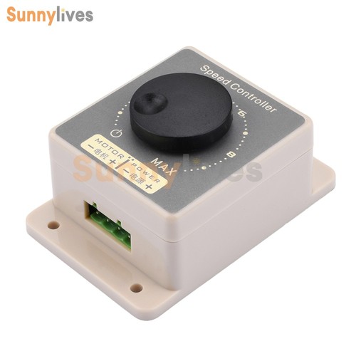 1-10PC 10-60V 20A Pulse Width Modulator PWM DC Motor Speed Controller Waterproof - Picture 9 of 18