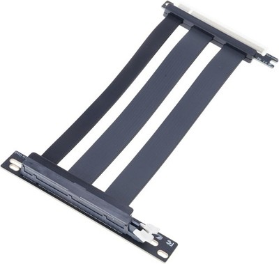 PCIE5.0 X16 Risers Cable for Graphics, 20cm GPU Extension with Right Angles