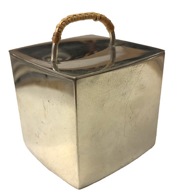 Waterworks Trinket Box Polished Chrome marked on bottom Water Works