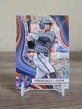 Francisco Lindor - 2024 Bowman's Best Mini-Diamond Refractors /299 #42 Mets
