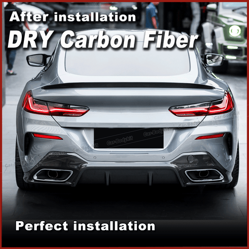 For BMW 8 Series G14 G15 M850i M-Sport 2018-2024 DRY Carbon Rear Bumper Diffuser - Bild 5 von 12