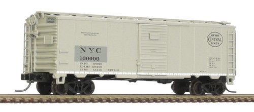 Atlas Spur N 1932 ARA 40' Steel Boxcar New York Central/NYC (grau) #100000 | Zustand: New