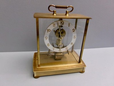 VINTAGE KUNDO KIENINGER OBERGFELL GERMAN ELECTRONIC SKELETON CLOCK NO. 825