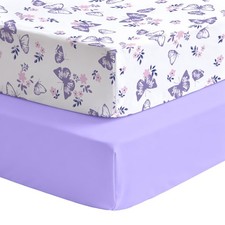 Crib Sheets 2 Pack for Boys Girls,Fitted Baby Crib Sheets for Standard Crib ...
