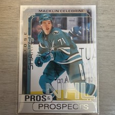 2024-25 Upper Deck Extended Series Pros & Prospects Macklin Celebrini Rookie RC