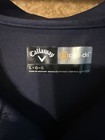 Callaway Opti-Dri Mens Golf Polo Shirt Navy Blue Short Sleeve Size Large — photo 2