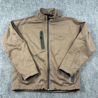 Zero Restriction Tour Series Jacket Mens Medium Brown Softshell Panther Valley