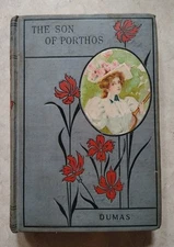 1892 Antique Printing Of The Son Of Porthos / Death Of Aramis ~ Dumas