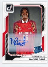 2026 Panini Donruss WNBA Rated Rookie Signatures Madina Okot #97 Auto 0f21