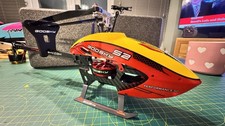 Goosky S2 Legend Rc Helicopter in red/yellow With 1 Battery fantastic condition