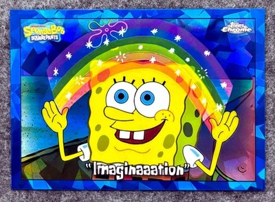 2025 Topps Chrome SpongeBob Sapphire Imagination #64 Imaginaaation