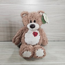 First  Main Tender Teddy Brown Bear 1616 Beanbag 12" Plush Stuffed Animal Toy