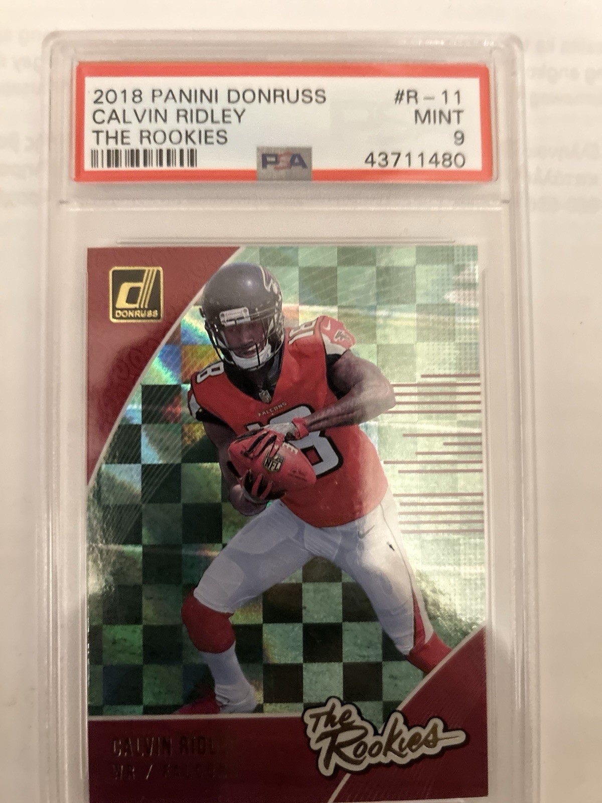 2018 Panini Donruss - The Rookies Calvin Ridley #R-11 (RC)