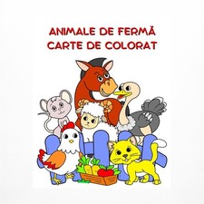 Animale de Fermă Carte de Colorat