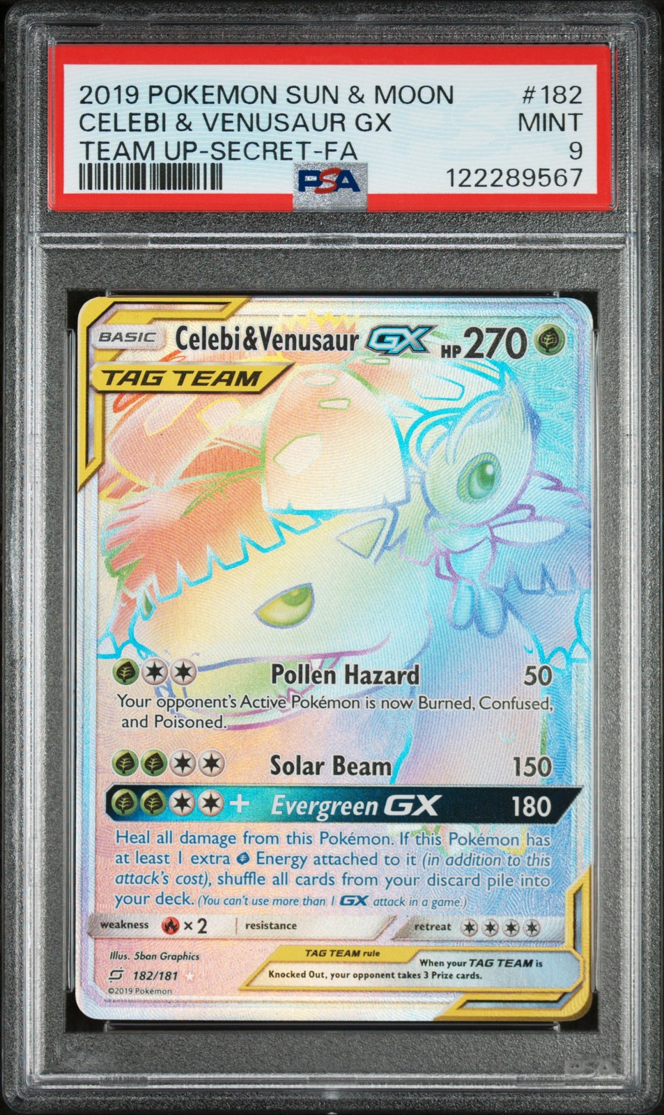 Celebi & Venusaur GX #182