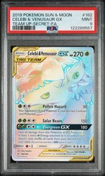 Celebi & Venusaur GX 182/181 Team Up Secret Rare