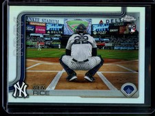 2025 Topps Chrome Ben Rice Image Variation SP (Factory Surface Damage) Yankees