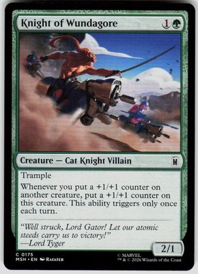 Knight of Wundagore 175 Marvel Super Heroes Magic the Gathering