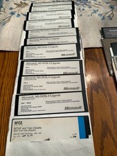 MIcrosoft MS-DOS 6.0 Upgrade - 5.25" Floppy Disks - Vintage