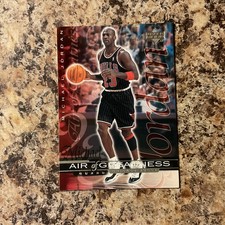 Upper Deck Air of Greatness Insert Michael Jordan #145 Bulls Basketball 1999-00