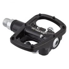 Bicycle Pedals Origin8 Dual Sport MultiPurpose SPD Single Clipless 9/16 Black