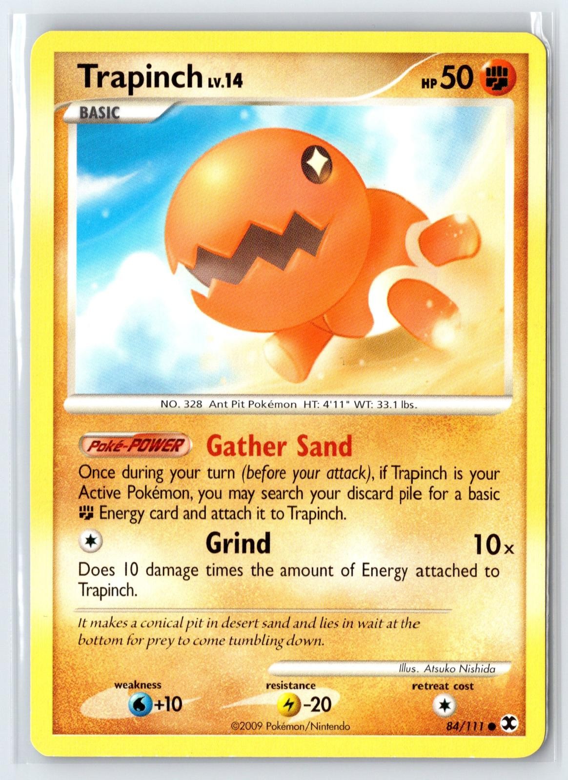 Trapinch 84/111 Common Rising Rivals Pokemon MP