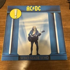 AC DC WHO MADE WHO 1986 UK ATLANTIC VINYL LP WX57 VG+