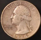 1934 D WASHINGTON QUARTER | FRESH FROM AN ORIGINAL COLLECTION | LOT BB-744