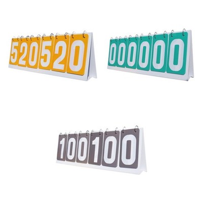 Sport Anzeigetafel, Flip Score Board, Team Spiele, Kompakt, Multifunktional, 6