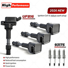 4X 27300-2E601 Ignition Coil UF816 For Hyundai Sonata Elantra Kona Kia
