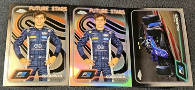 2024 Topps Chrome Formula 1 F1 Refractor Franco Colapinto F2 Rookie Future #24