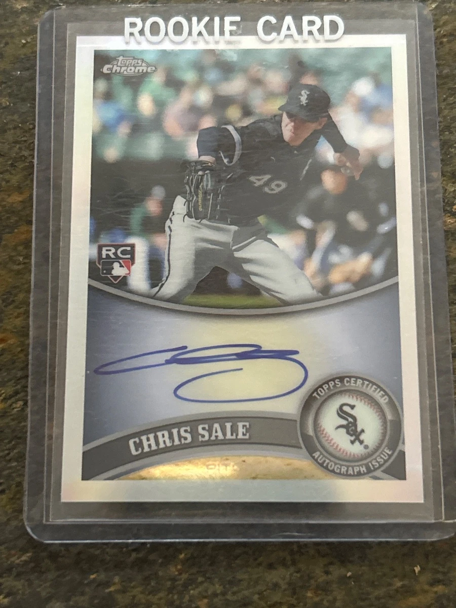Topps Autographed Chris Sale Single Baseball Trading Cards for
