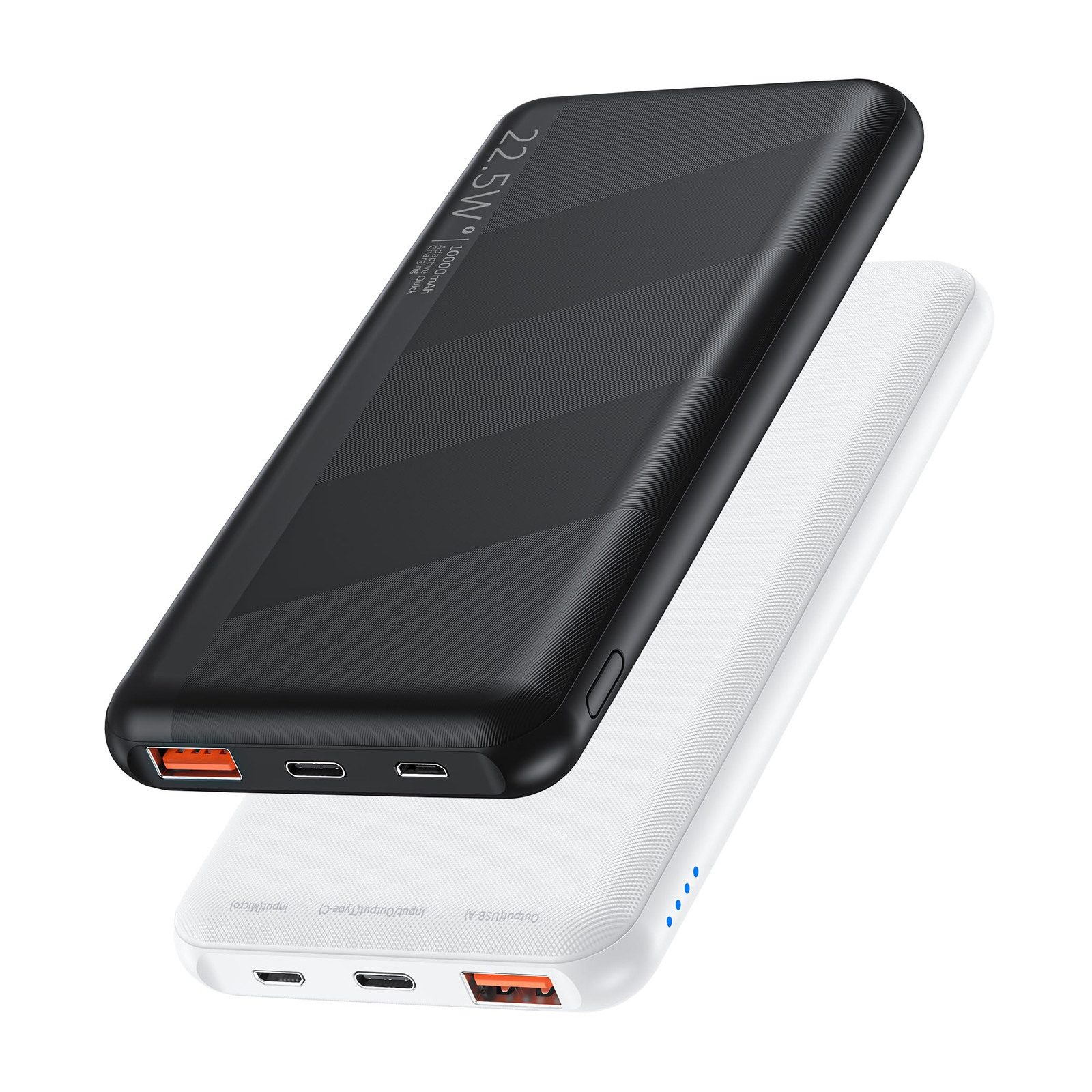 Portable Charger 2 Pack, 10000mAh Power Bank Fast Charging USB C 20W, Battery...