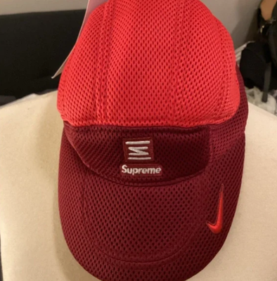 2022 Supreme x Nike Shox Running Hat 'Red | eBay