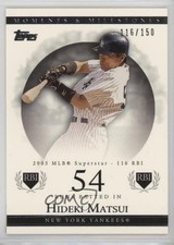 2007 Moments & Milestones /150 Hideki Matsui (2005 MLB Superstar 116 RBI) 2p7