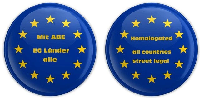 Stahllenker Superbike Elegance schwarz TRW 22mm Cafer Racer - Bild 4 von 4