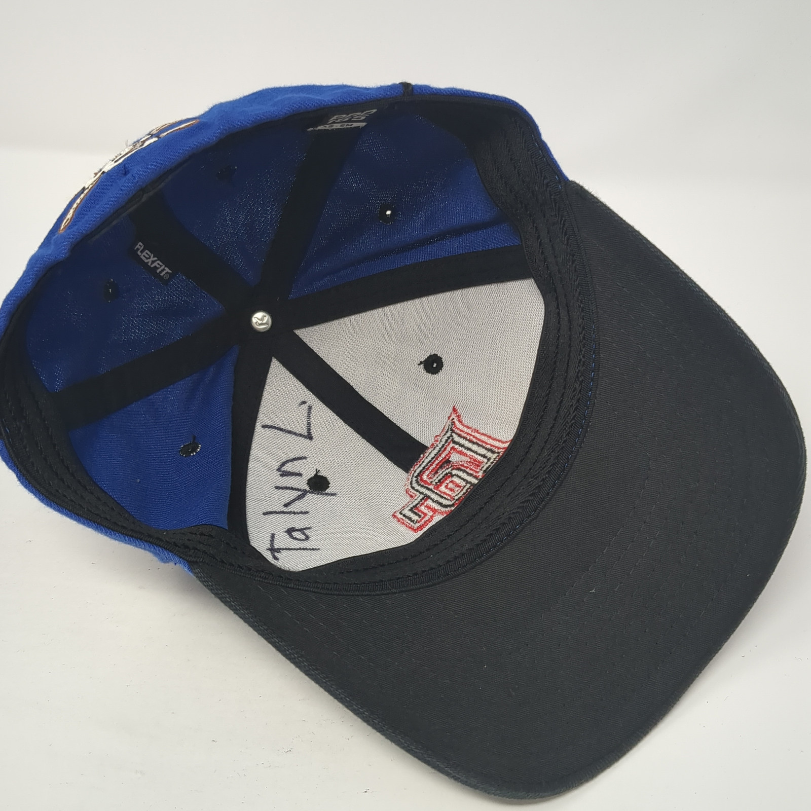 DC Fitted Baseball Cap Blue Small Lightweight Emb… - image 6
