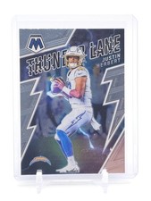 JUSTIN HERBERT 2022 MOSAIC THUNDER LANE #TL-21 LA CHARGERS FOOTBALL Q3813