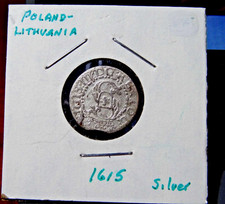 1615 POLAND Lithuania Silver Coin