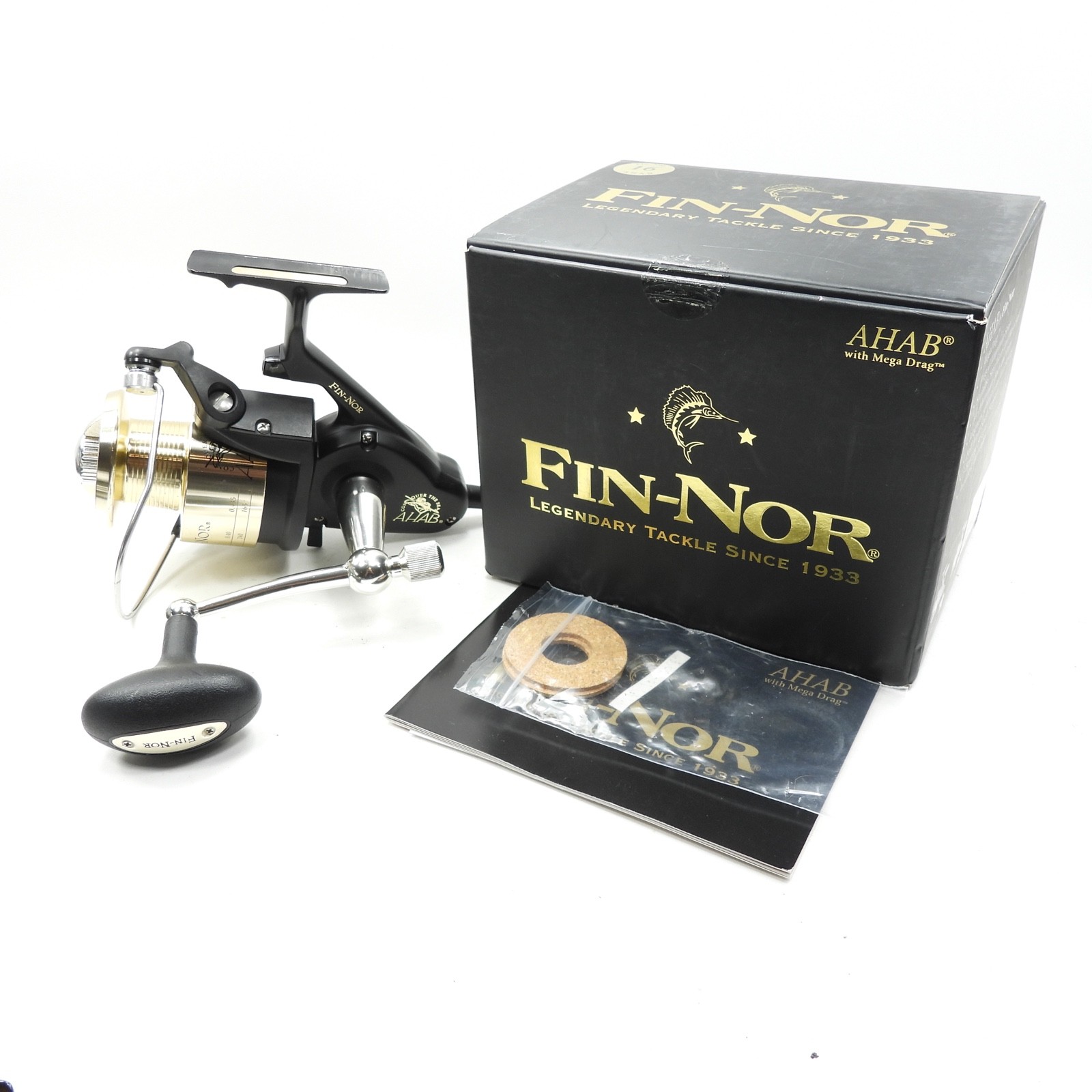 Fin-Nor Ahab 16 Fishing Reel. W/ Box.