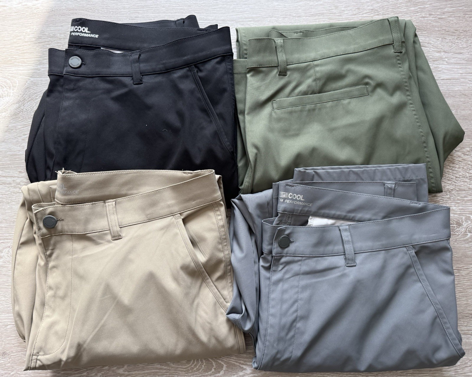 32 Degrees Cool Performance Pants, Green, black, … - image 5