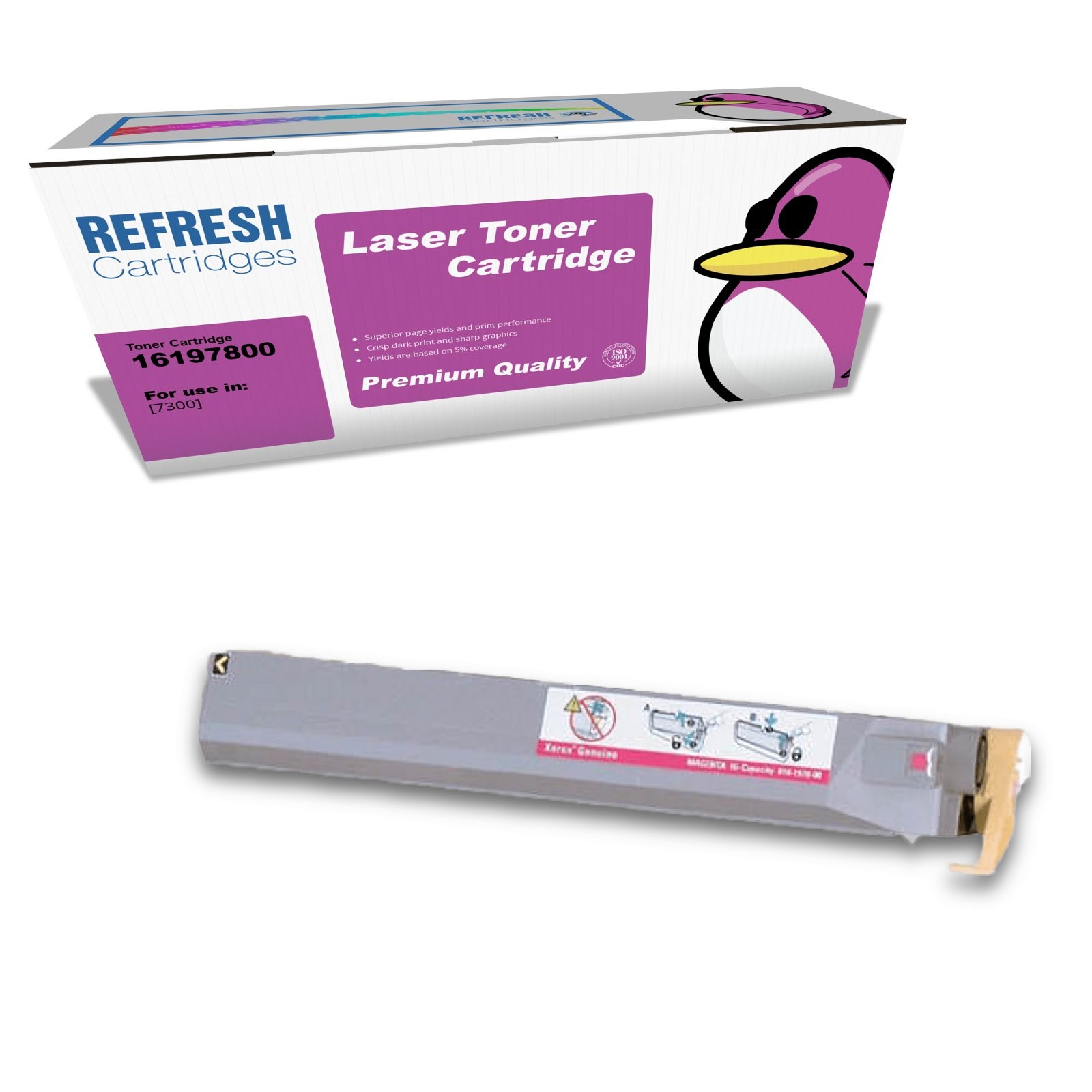 Refresh Cartridges Magenta 16197800 Toner Compatible With Xerox Printers