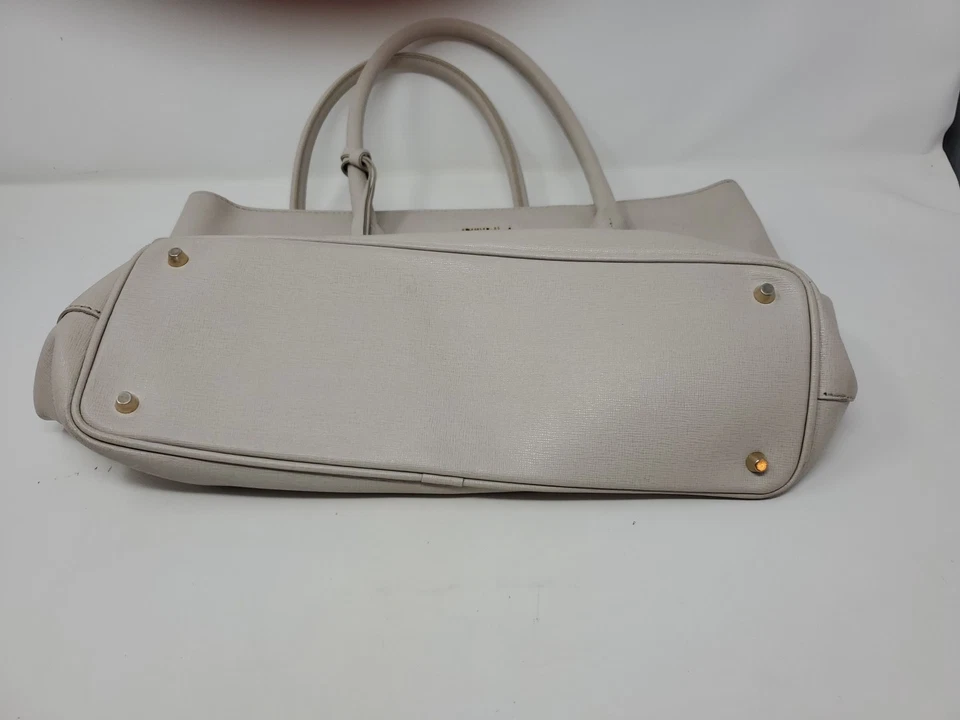 Bolso de hombro de cuero beige Furla con bolsa para el polvo 12SRL001 Foto 2 de 4