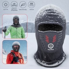 Thermal Full Face Mask Face Fleece Balaclava Warm Ninja Cover for Cold Weather