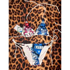 Ed Hardy Y2K "Love Kills" Bikini Set